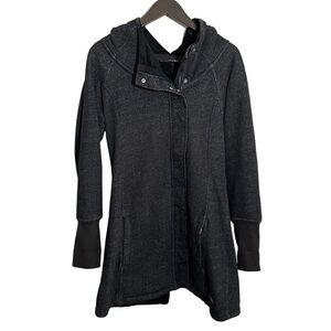 The North Face woman’s black fleece parka size M